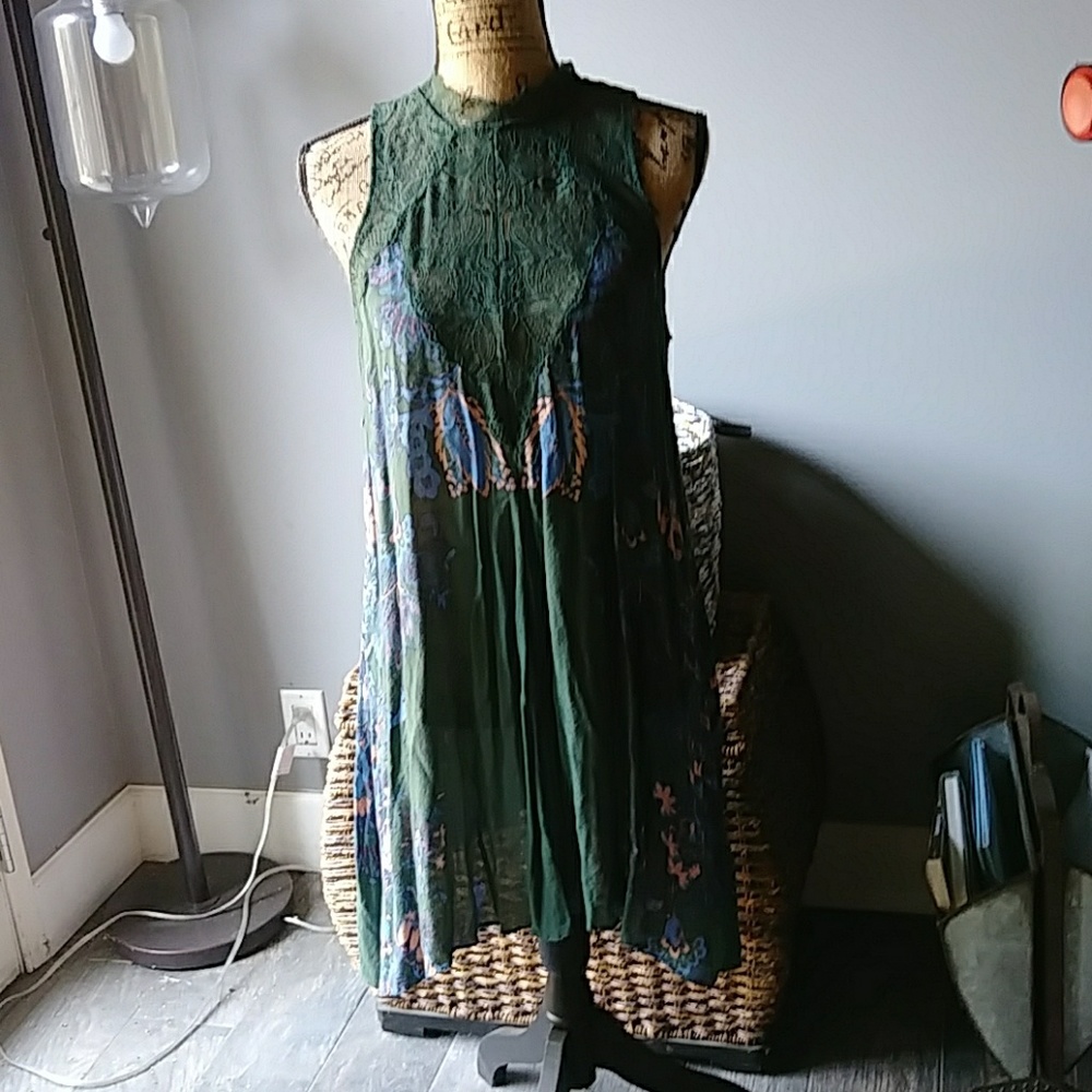 Free People Lace Slip Dress